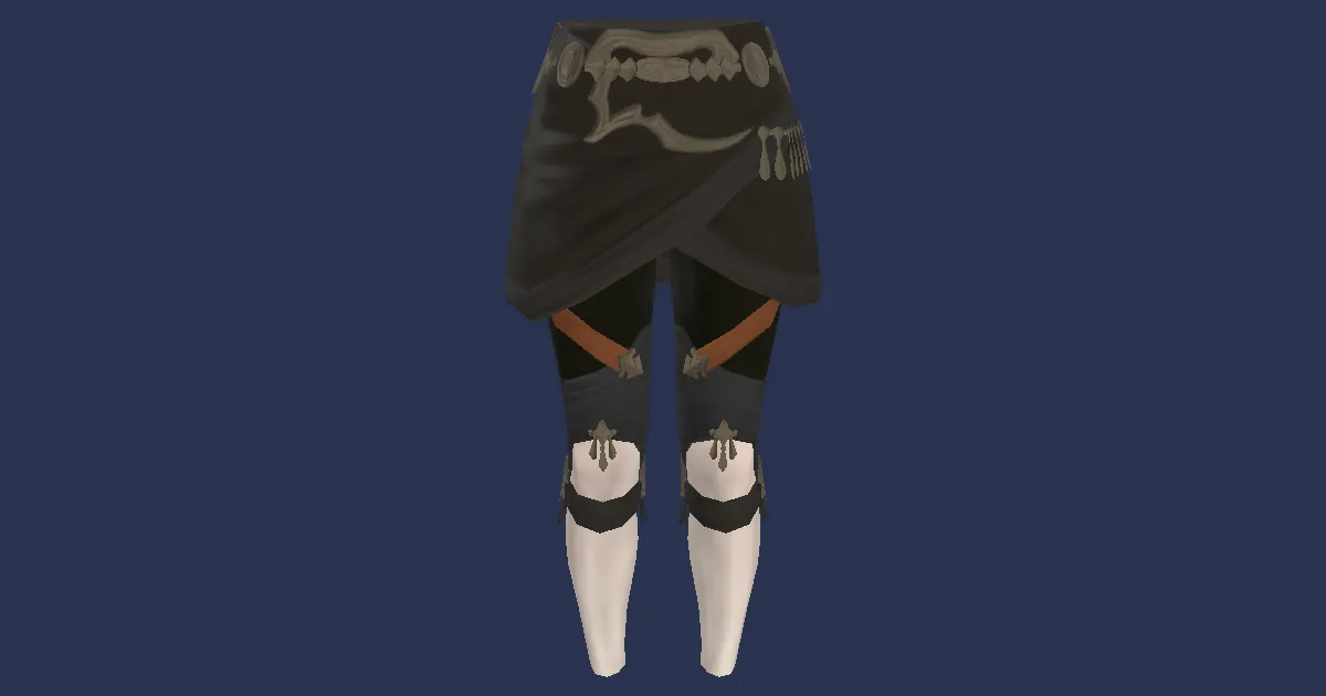 Ovim Wool Bottoms of Casting - 3D render