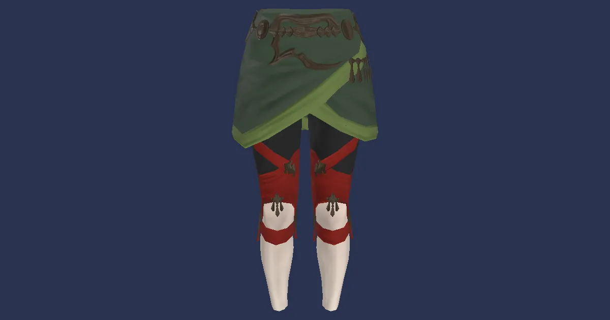 3D-Ansicht von Schneebaumwoll-Hose des Spähens