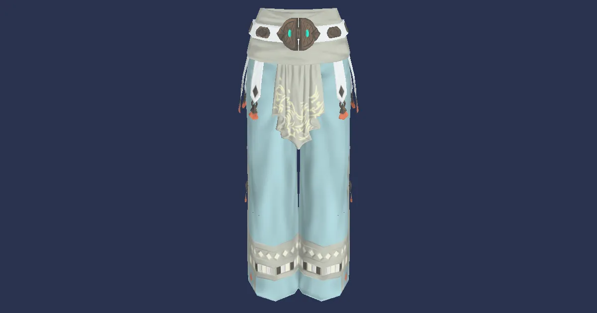 Kudzu Culottes of Crafting - 3D render
