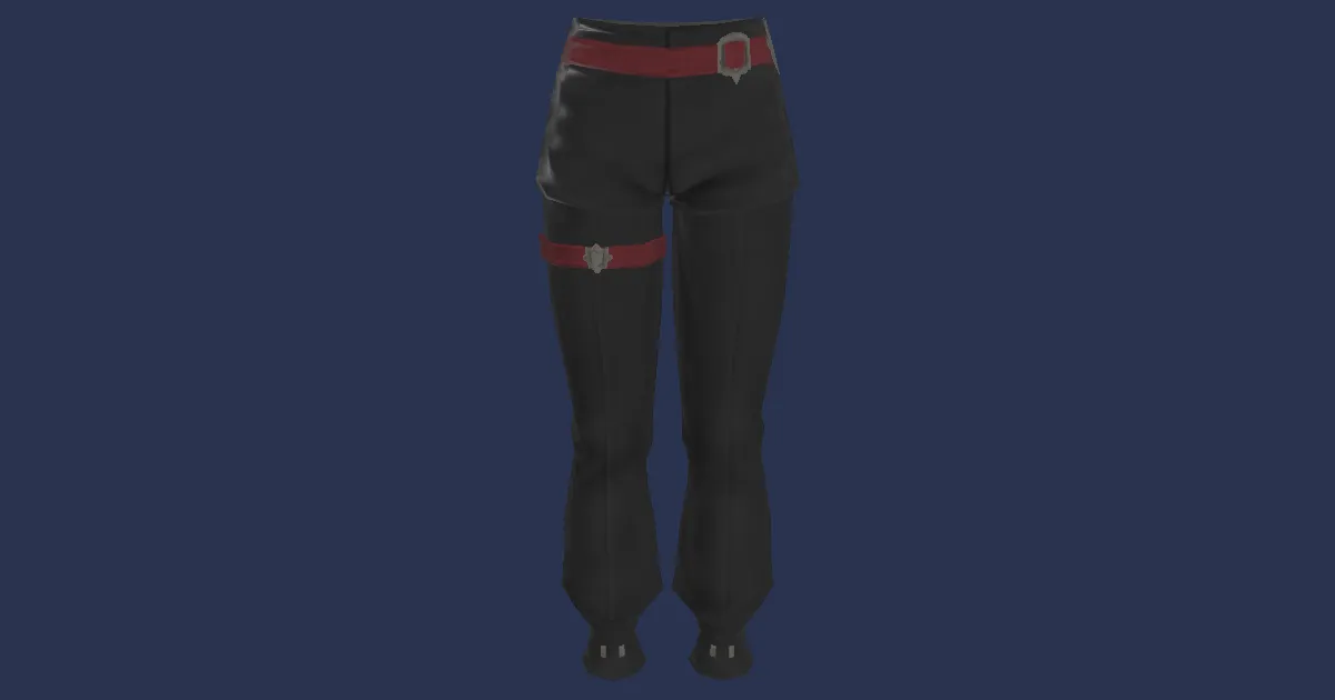 Rendu 3D de Pantalon d'éclaireur Scaeva amélioré