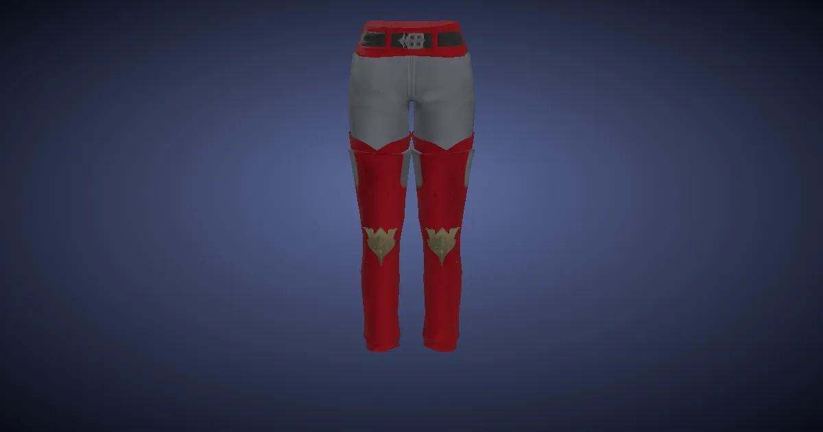 Augmented Scaevan Trousers of Casting - 3D render