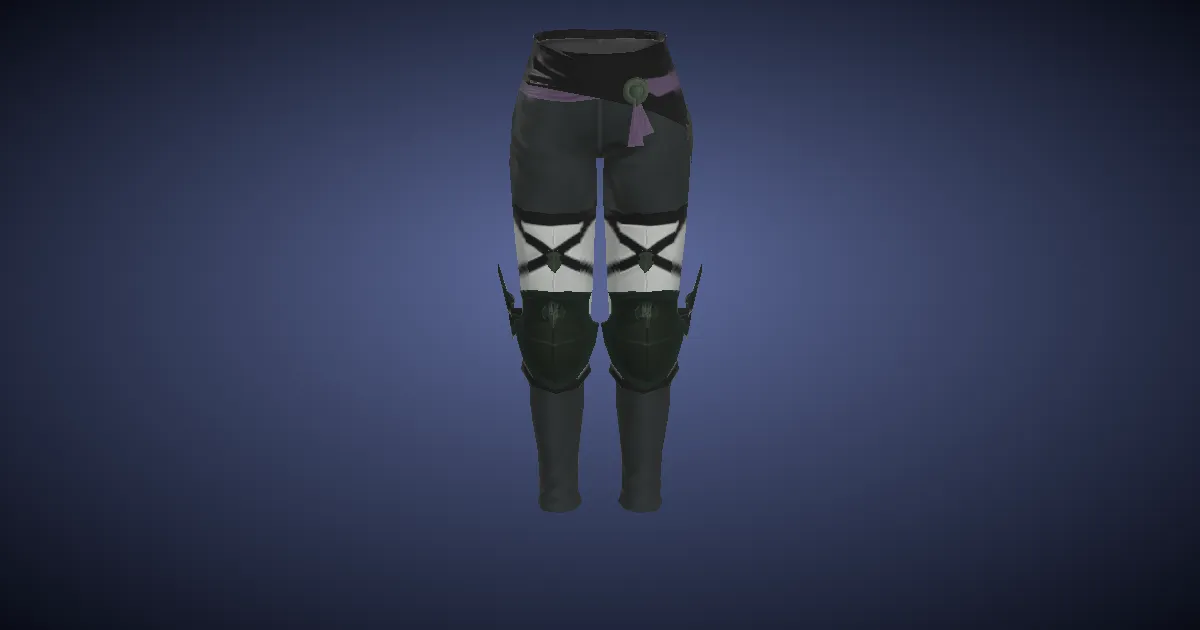 Darkhempen Trousers of Fending - 3D render
