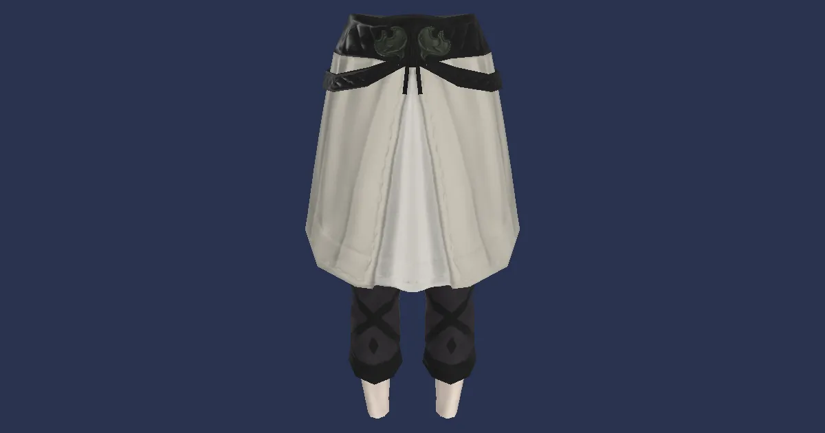 Darkhempen Skirt of Striking - 3D render