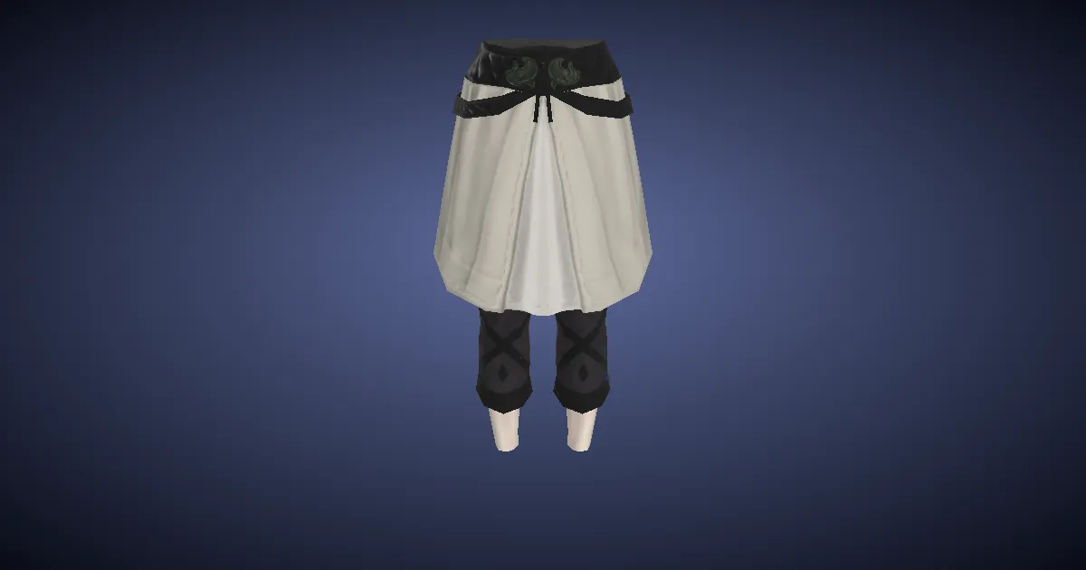Darkhempen Skirt of Striking - 3D render