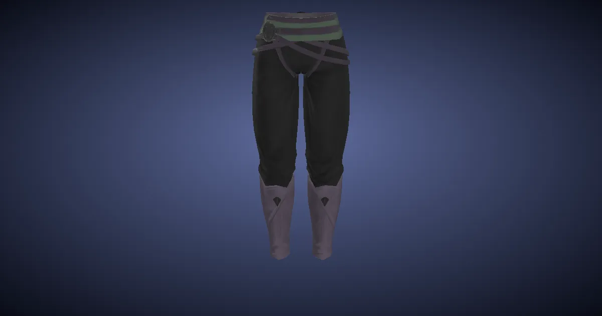 Darkhempen Bottoms of Casting - 3D render