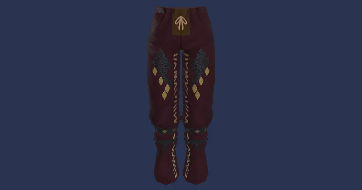 Sarcenet Kecks of Fending - 3D render