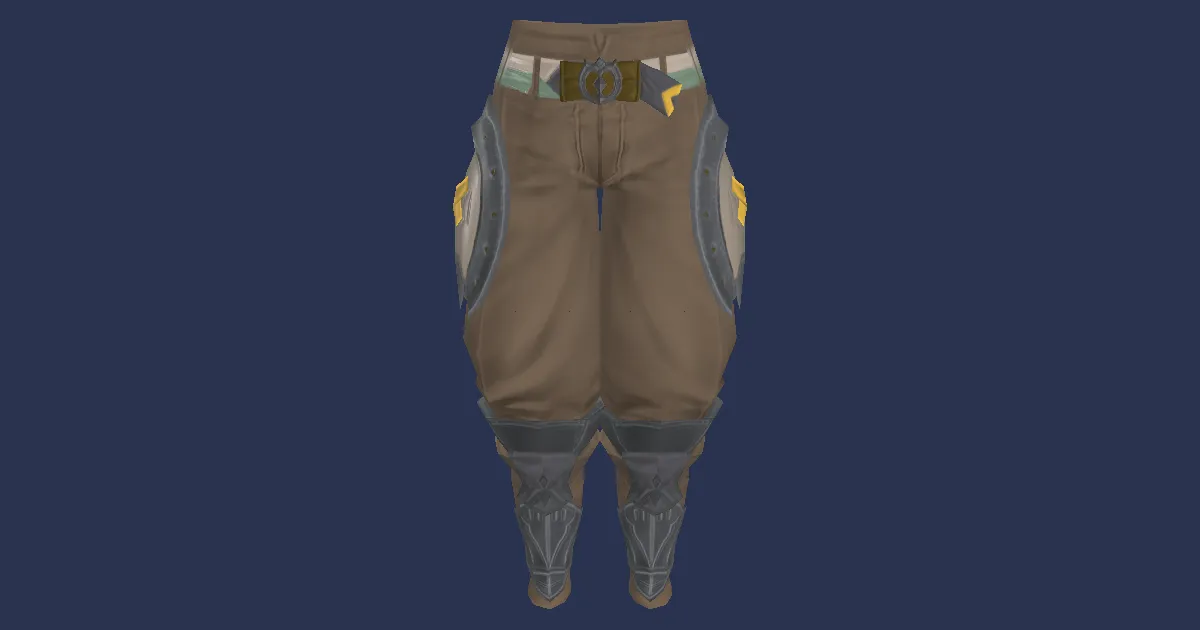 Dwarven Cotton Gaskins of Casting - 3D render