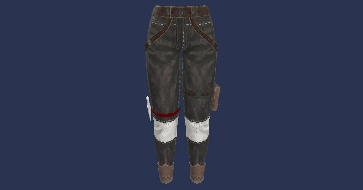Rroneek Serge Trousers of Gathering - 3D render