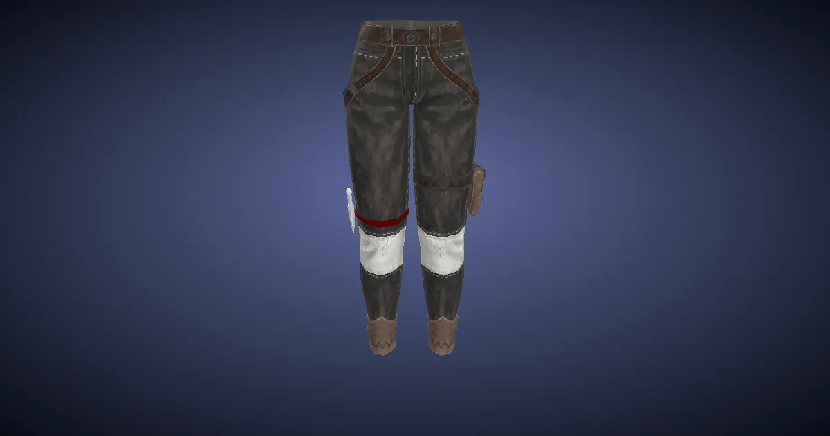 Rroneek Serge Trousers of Gathering - 3D render