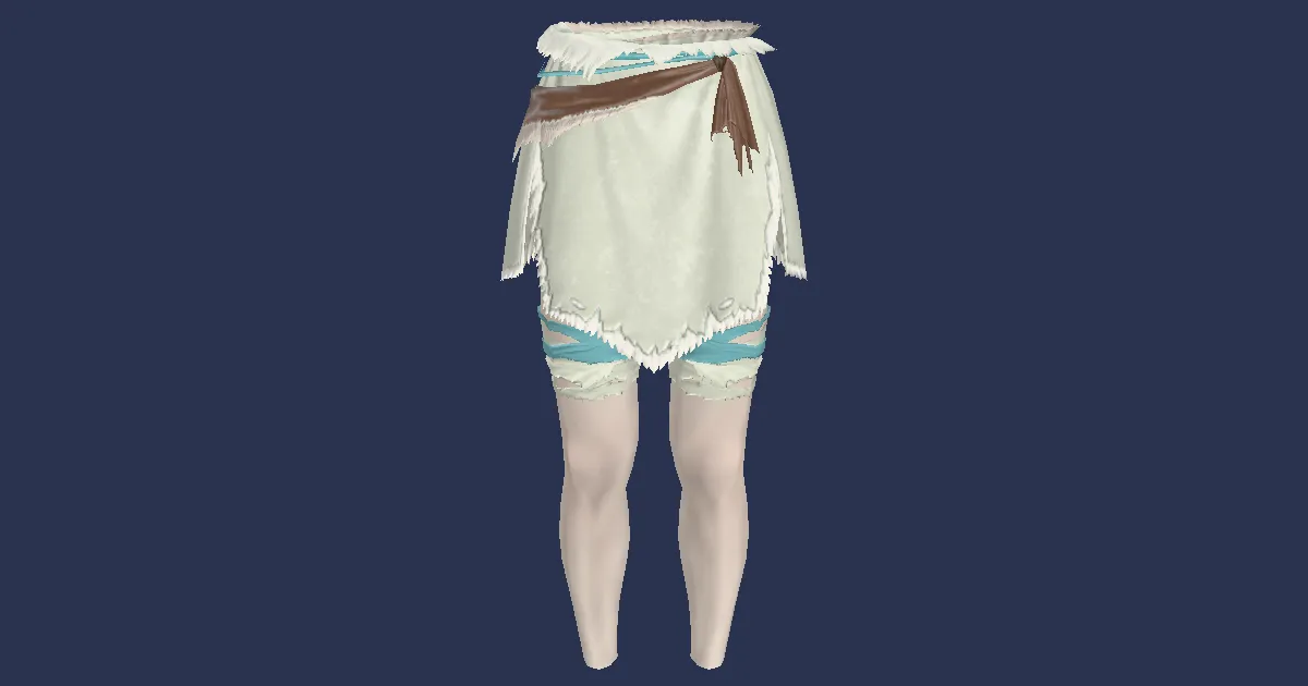 Arcanaut's Loincloth of Maiming +1 - 3D render
