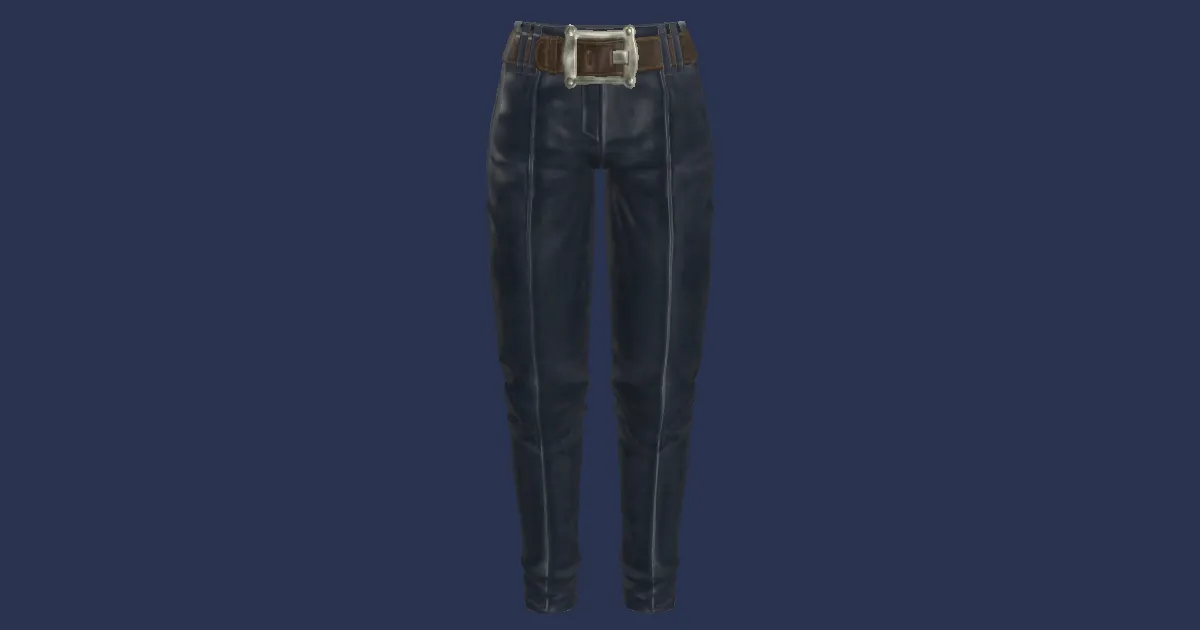 Rendu 3D de Pantalon de pisteur du roman royal