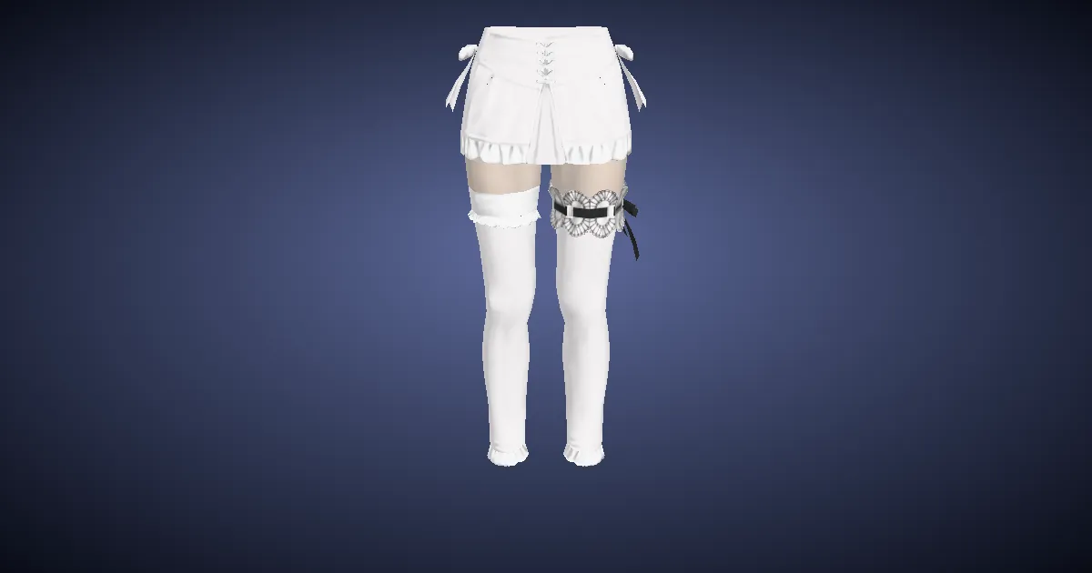 Songbird Skirt - 3D render