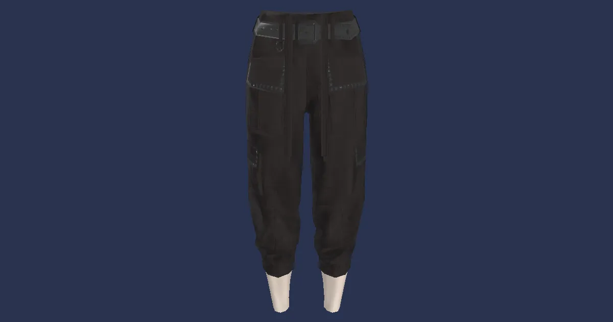 3D-Ansicht von Noctis-Hose
