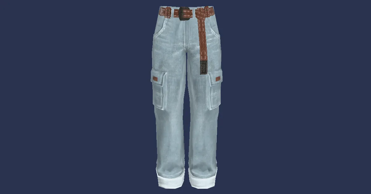 Rendu 3D de Pantalarge de fermier insulaire