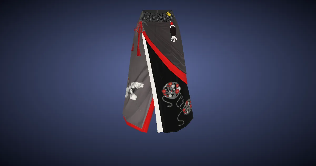 Rendu 3D de Jupe Yakaku