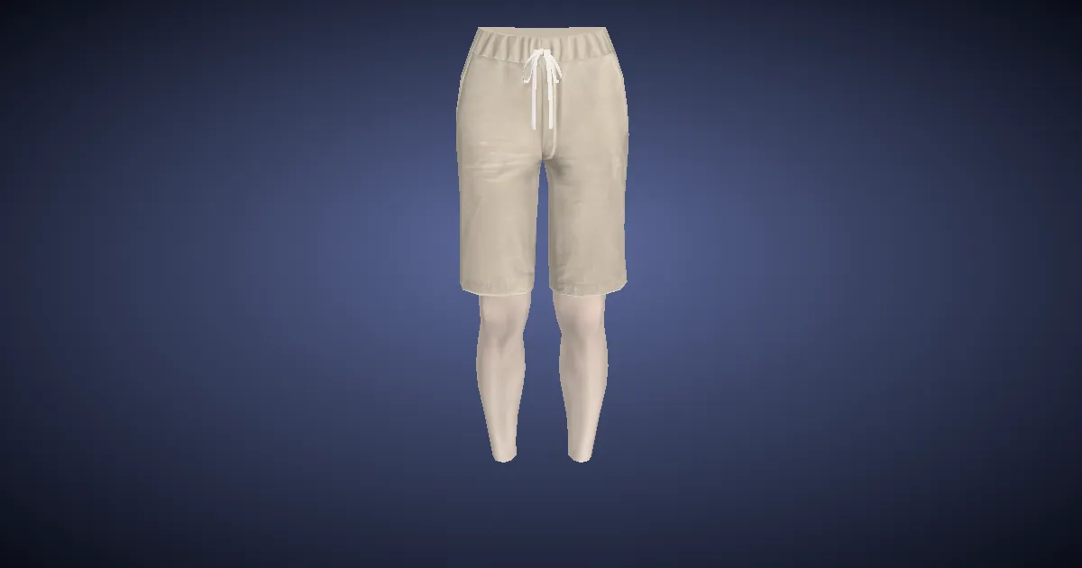 3D-Ansicht von Inselfreizeit-Hose