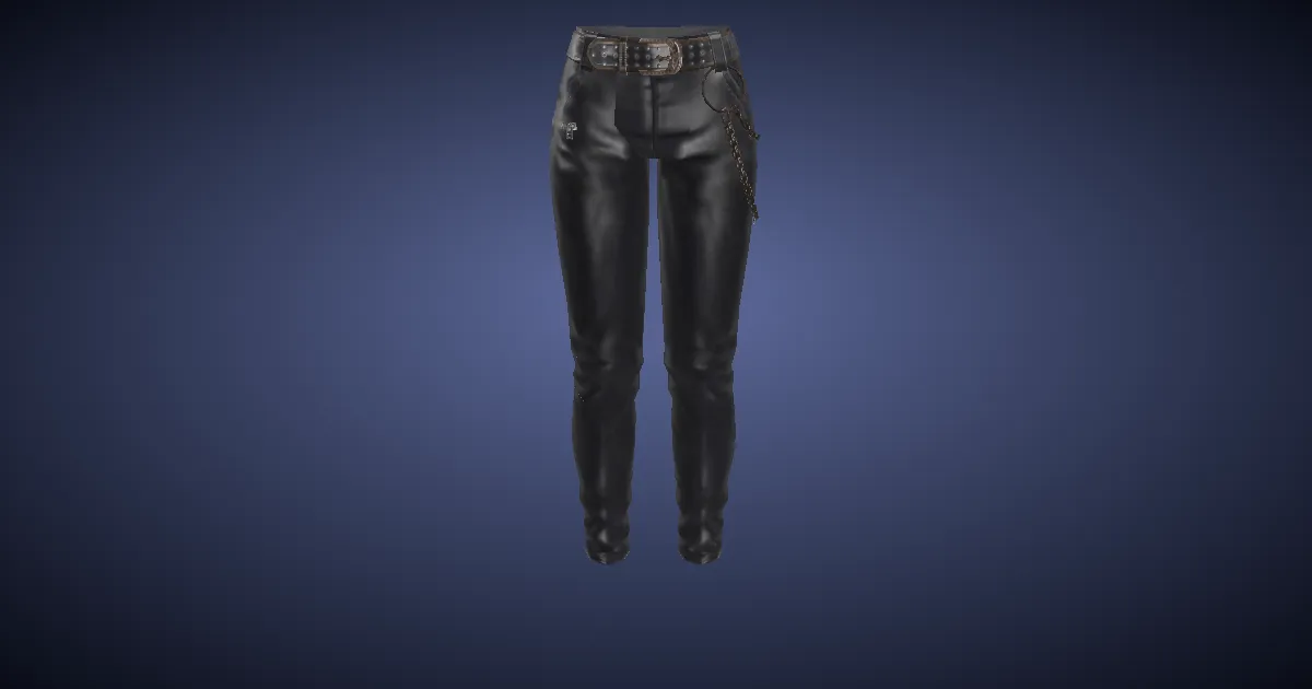 Rendu 3D de Pantalon du diable nocturne
