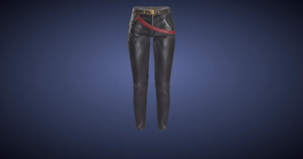 3D-Ansicht von Prinz Schwalbenschwanz-Hose