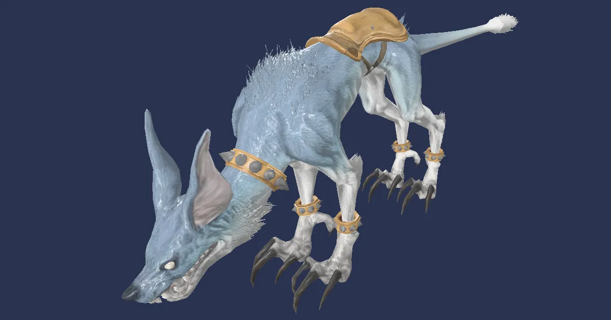 Düsterwolf in 3D