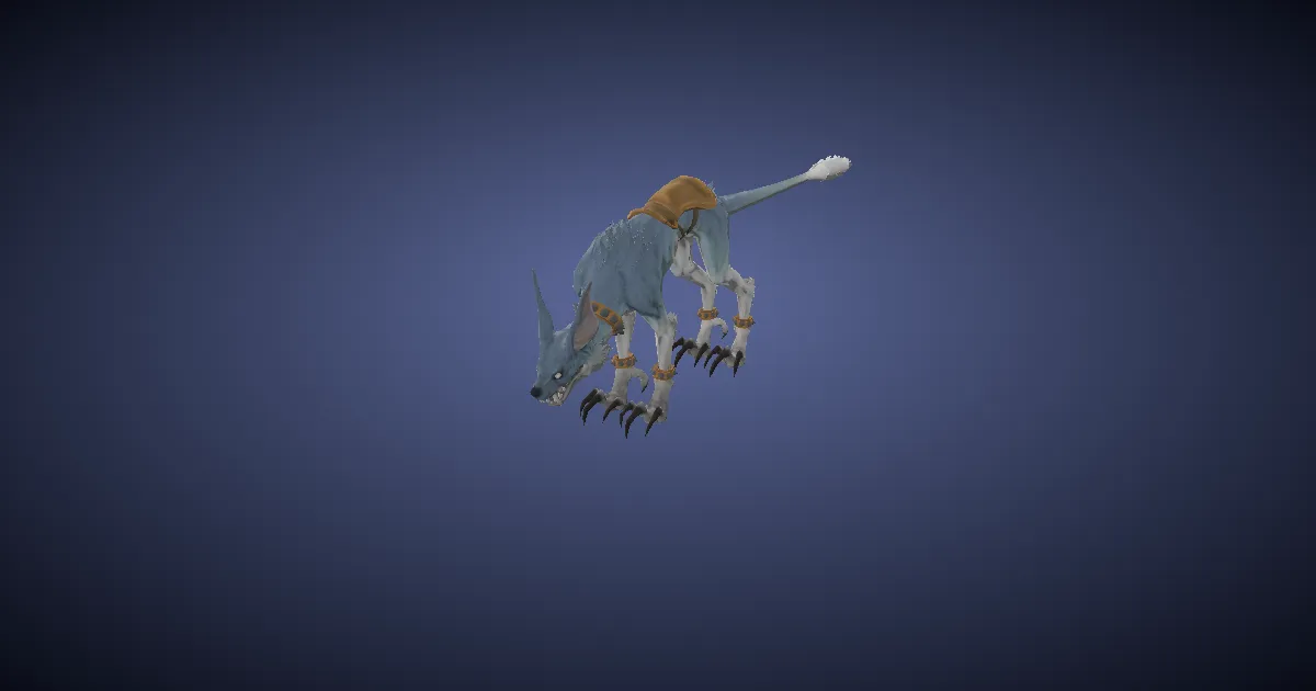 Düsterwolf in 3D