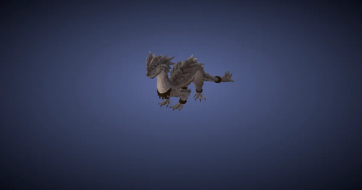 Cavalry drake in 3D