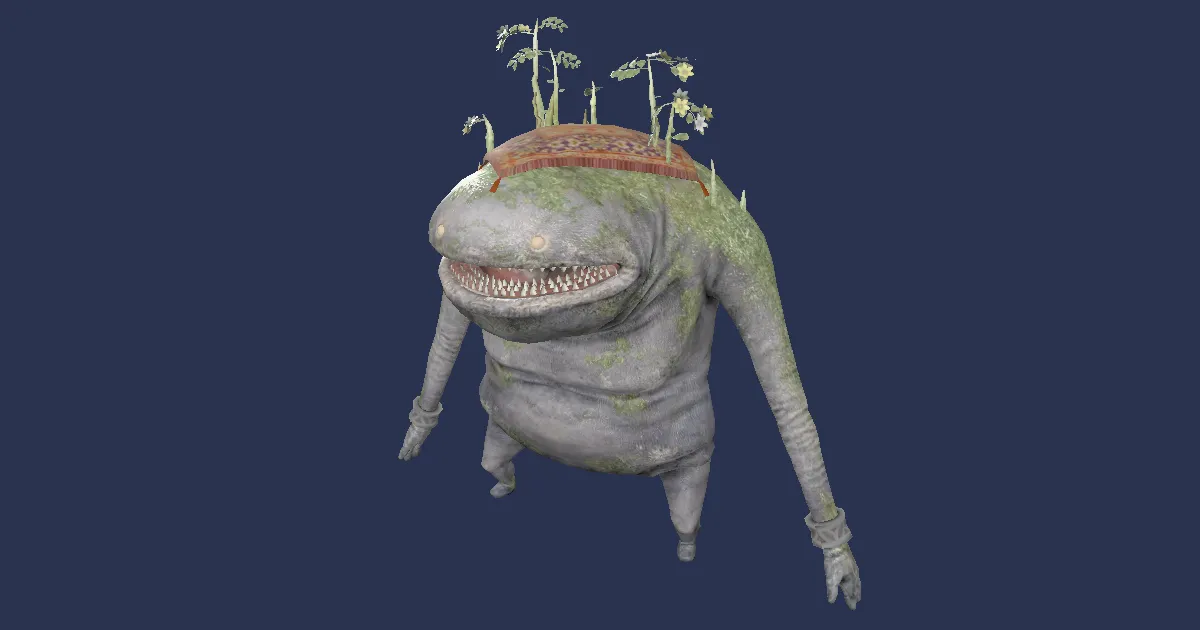 Goobbue in 3D