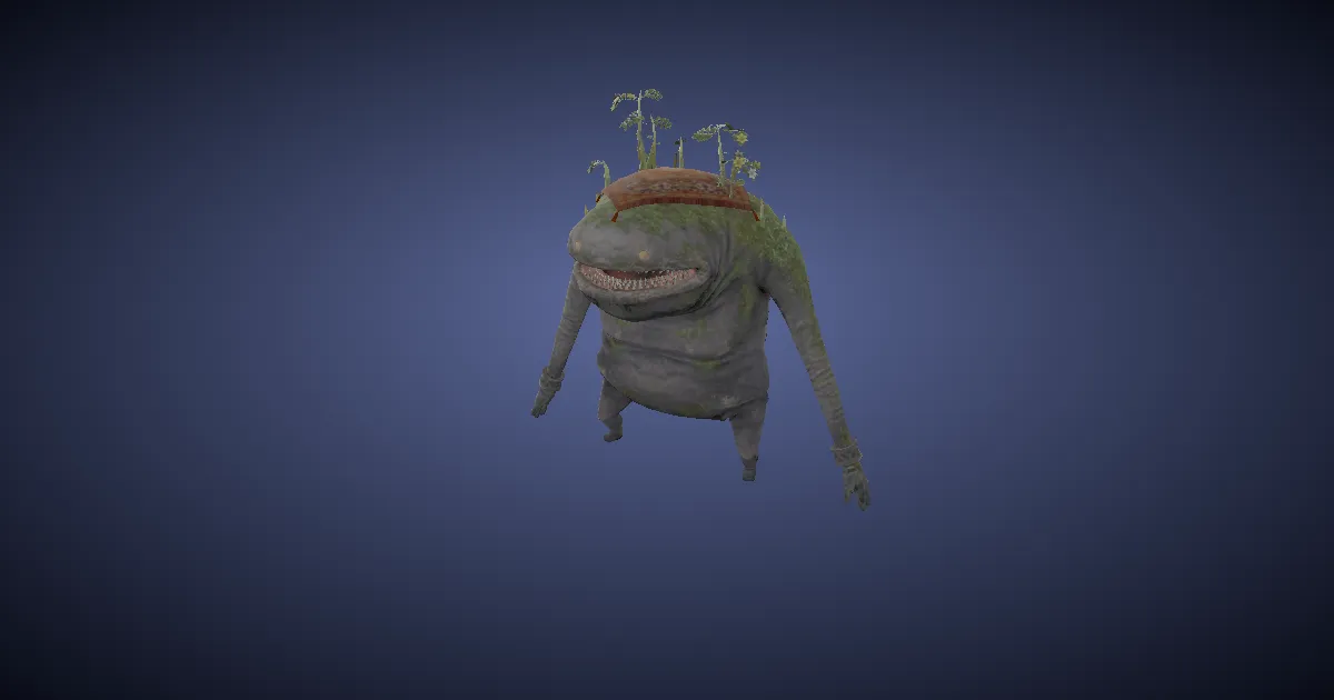 Goobbue en 3D