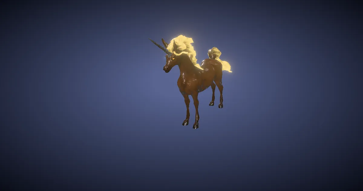 Gullfaxi en 3D