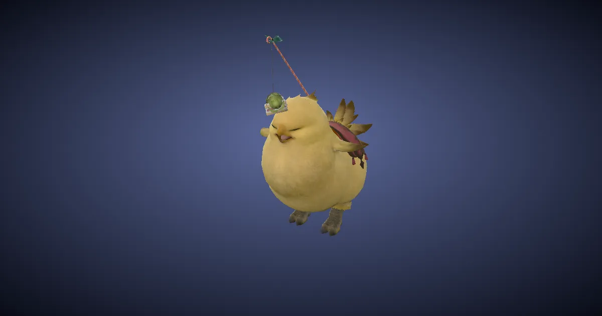 Gros chocobo en 3D
