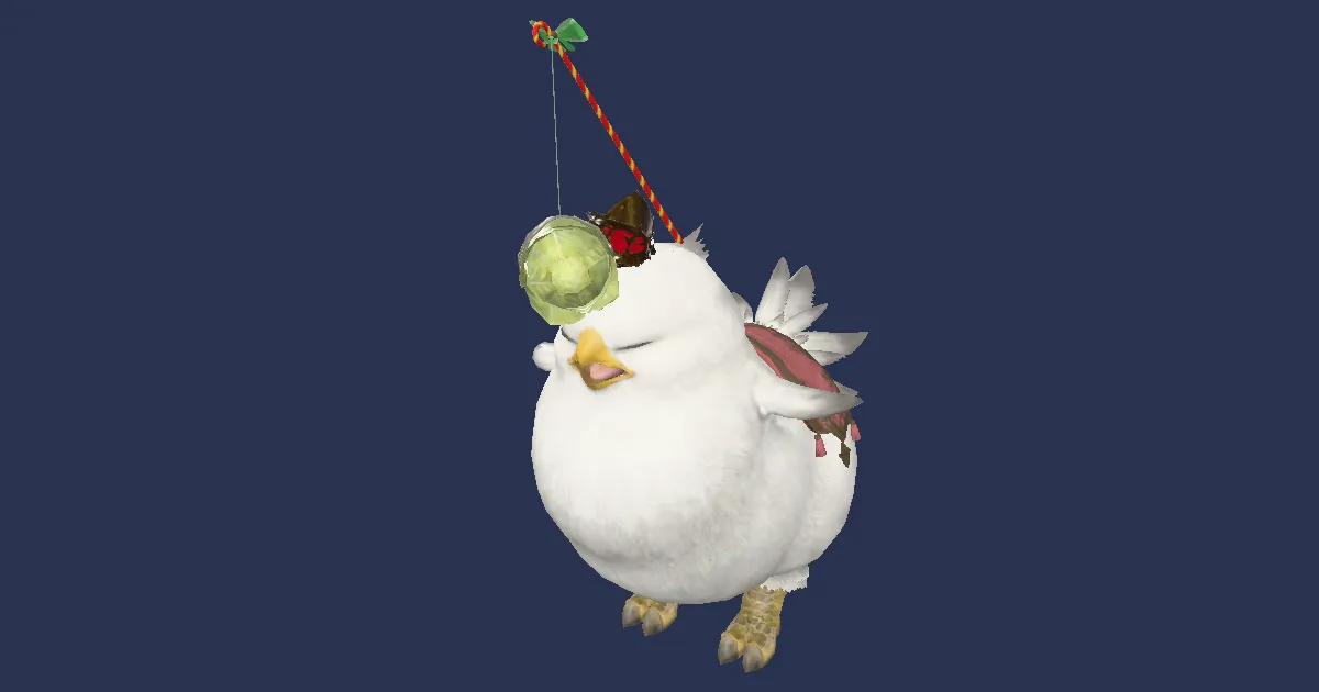 Gros chocobo original en 3D
