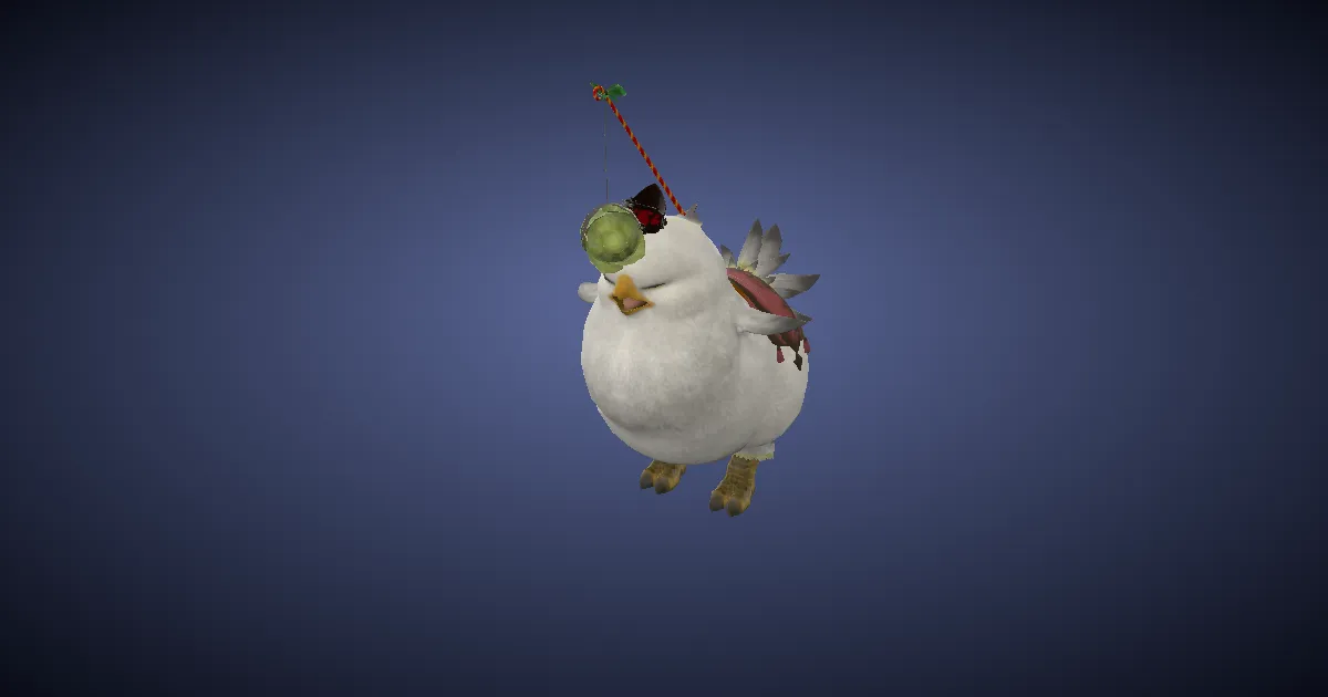 Original fat chocobo in 3D