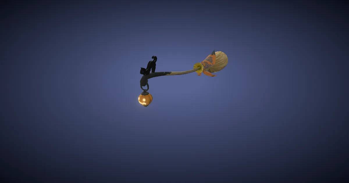 Witch's broom in 3D
