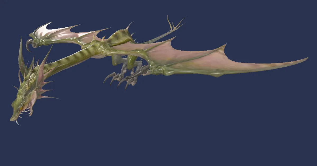 Wyvern in 3D