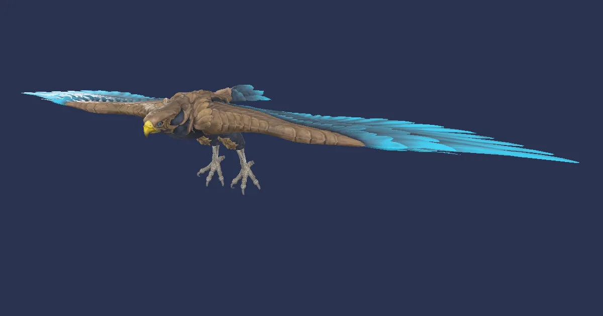 Warring lanner in 3D