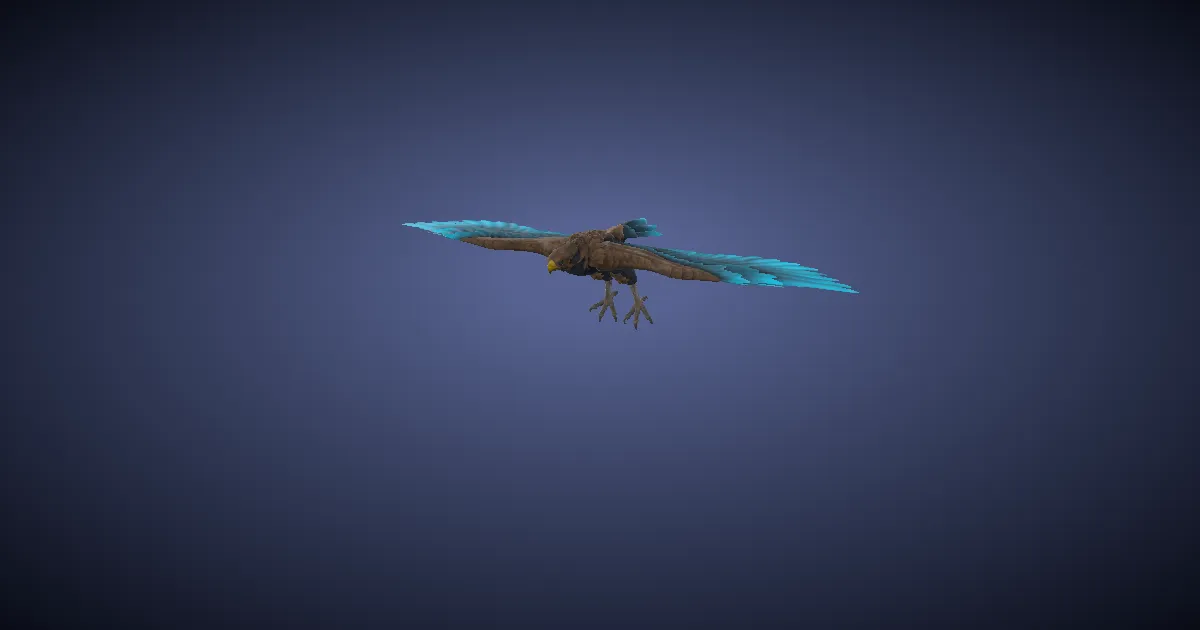 Warring lanner in 3D