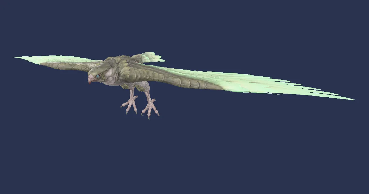 Wondrous lanner in 3D