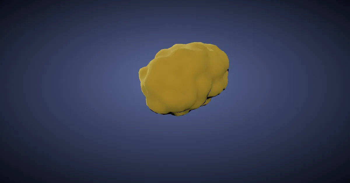 Sunspun cumulus in 3D