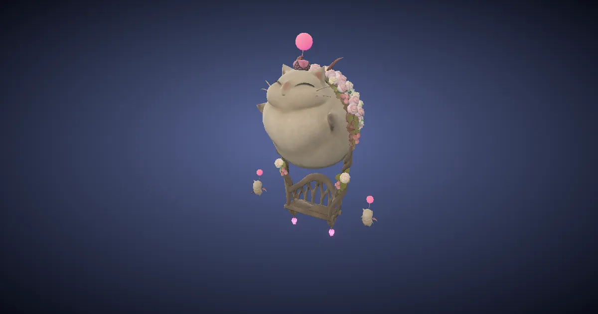 Fat moogle in 3D