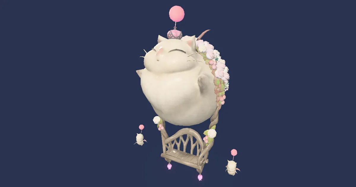 Fat moogle in 3D