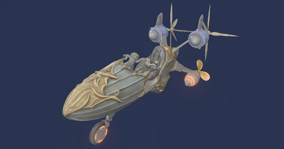 Falcon in 3D