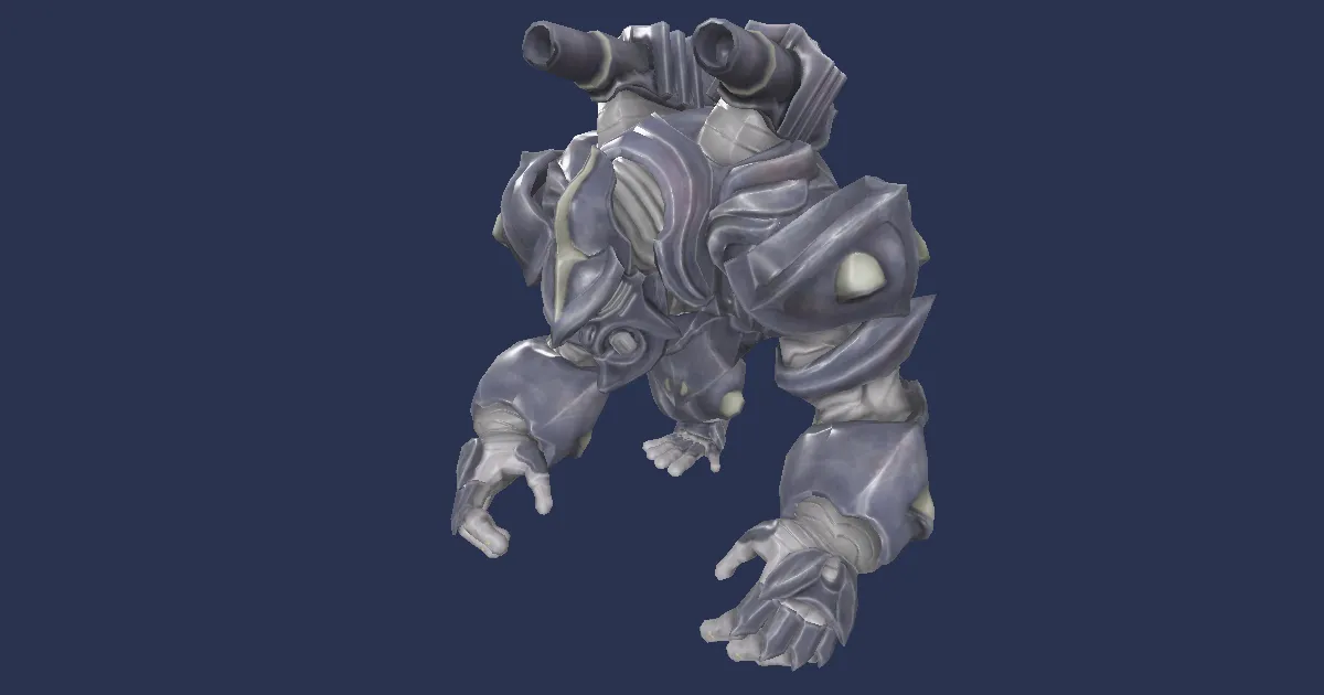 Magitek avenger in 3D