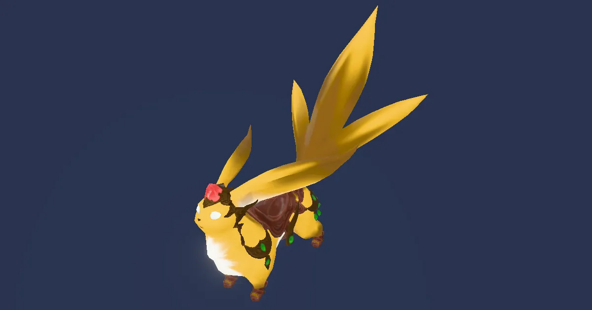 Citrine Carbuncle in 3D
