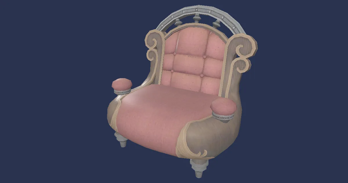 Flying chair in 3D