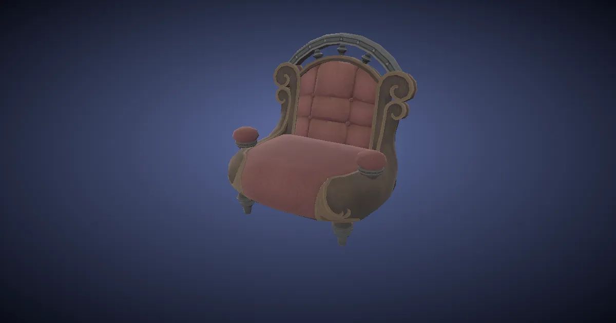 Flying chair in 3D