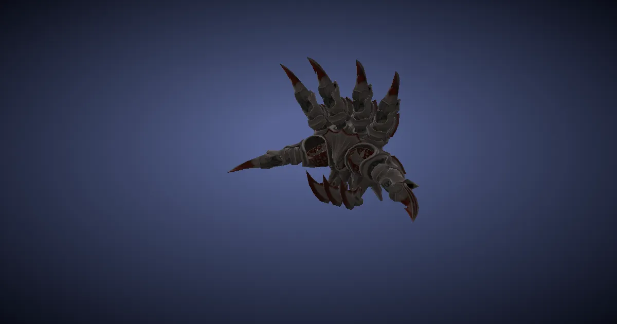 Magitek death claw in 3D