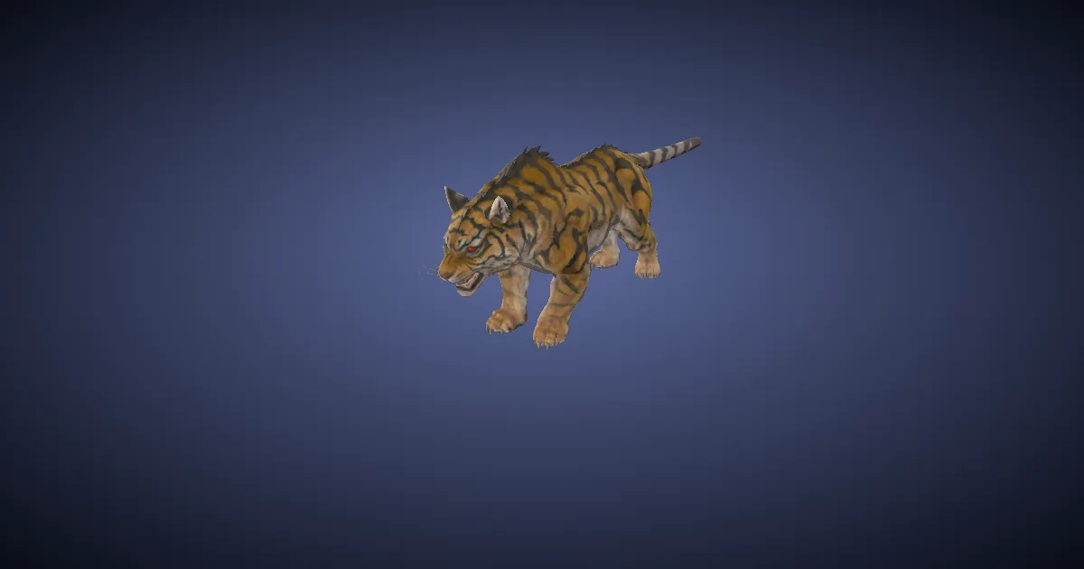 Centurio tiger in 3D