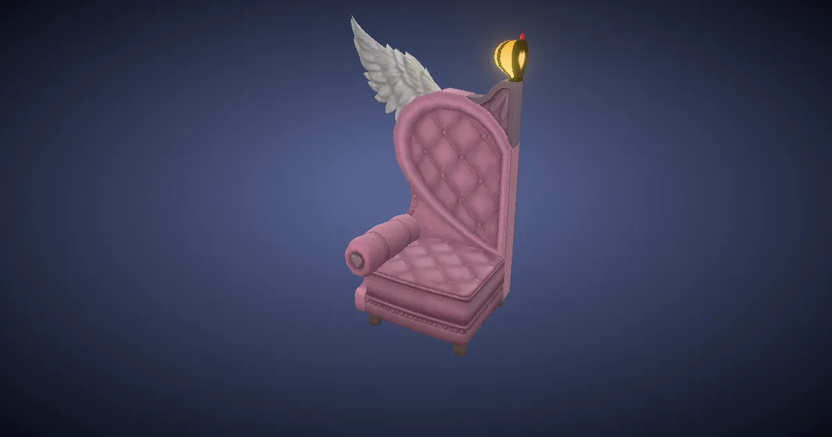 Broken heart (left) in 3D