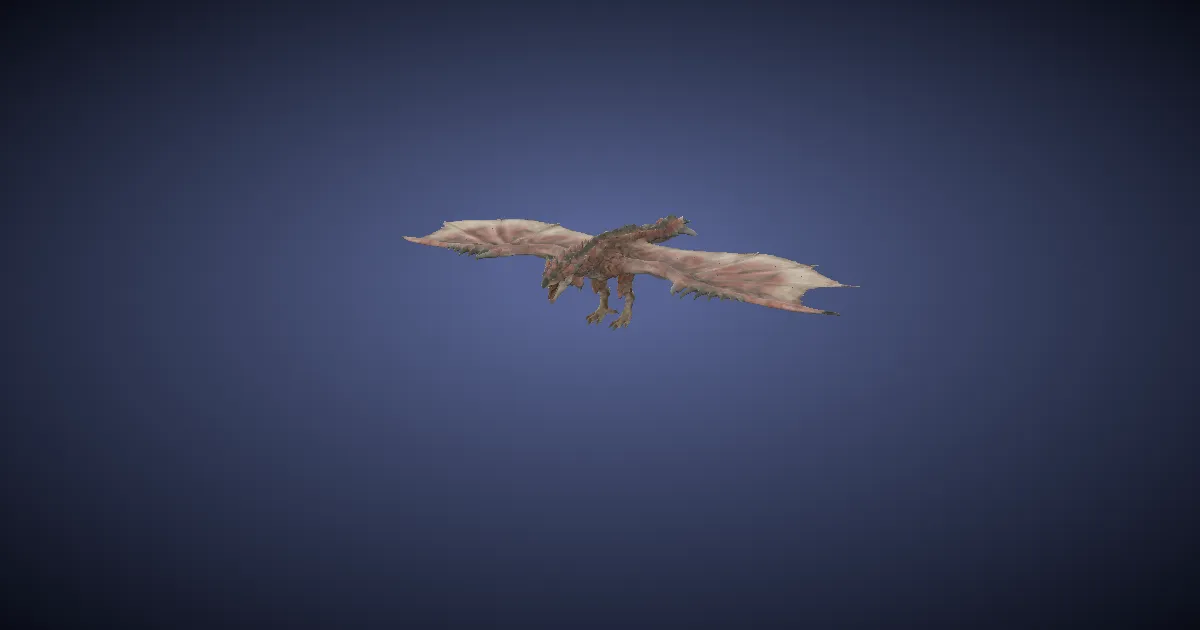 Rathalos in 3D