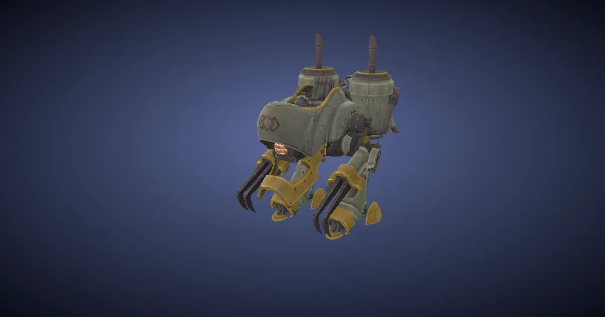 Magitek predator in 3D