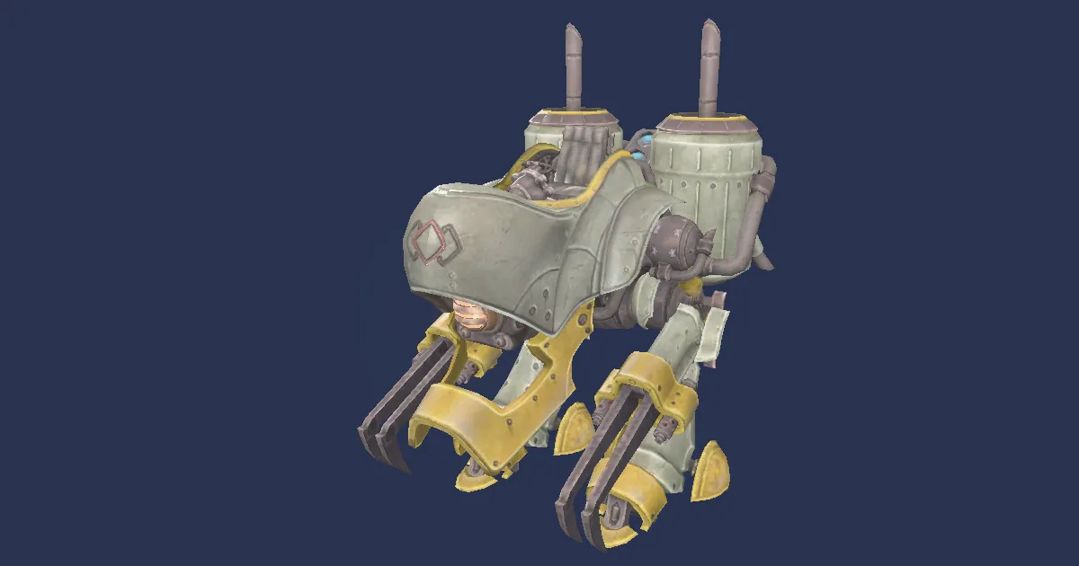 Magitek predator in 3D